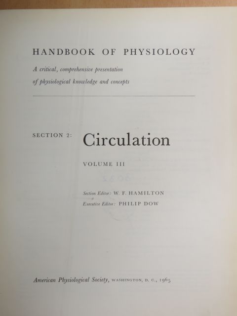 B. Folkow - Circulation III. [antikvár]