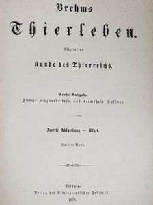 Alfred Brehm - Brehms Thierleben V. (gótbetűs) [antikvár]