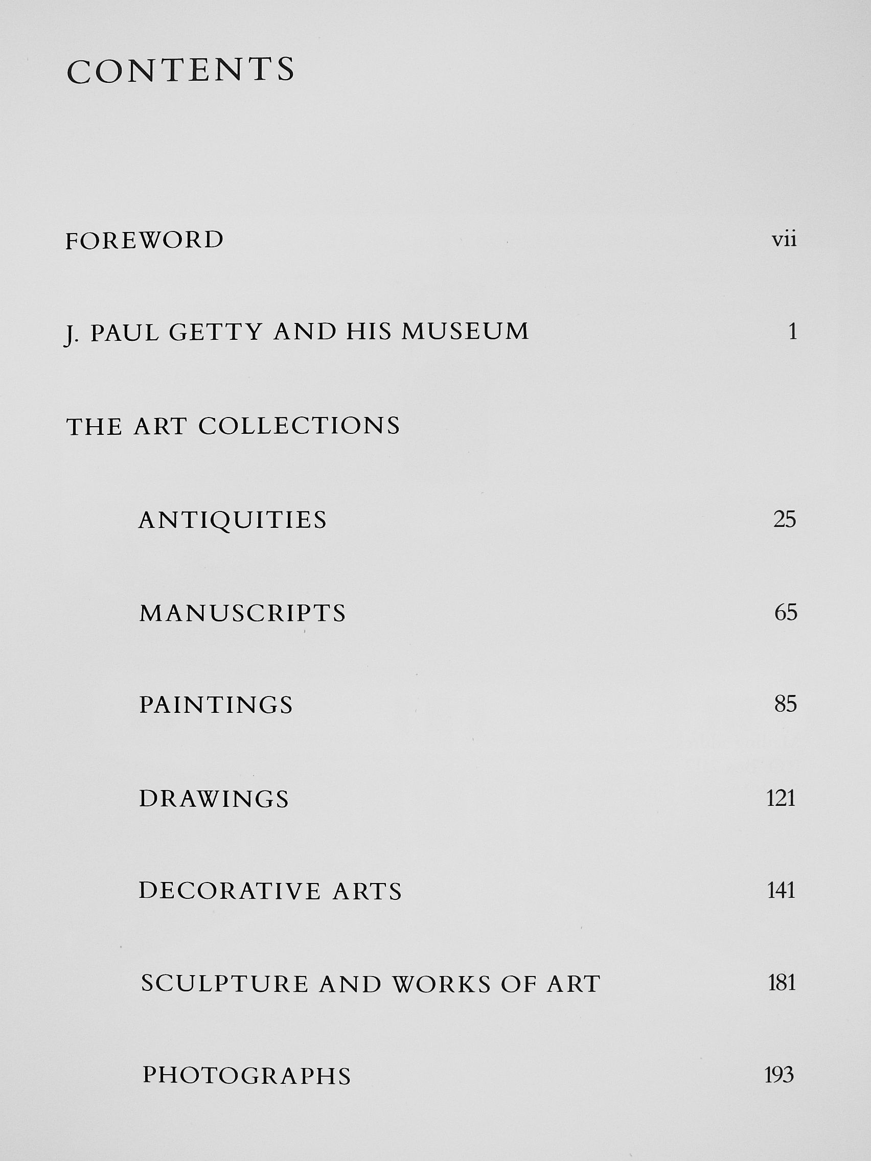 The J. Paul Getty Museum - Handbook of the Collections/Guide to the Villa and its Gardens [antikvár]