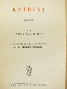 Sally Salminen - Katrina [antikvár]