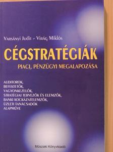 Varsányi Judit - Cégstratégiák piaci, pénzügyi megalapozása [antikvár]