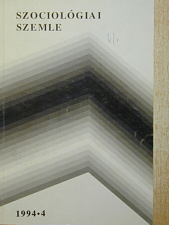 Bajomi Iván - Szociológiai szemle 1994/4. [antikvár]