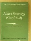 Dr. Facsády Kálmán - Német Szövetségi Köztársaság [antikvár]