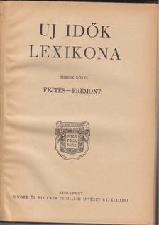 Herczeg Ferenc - Uj idők lexikona X. kötet [antikvár]