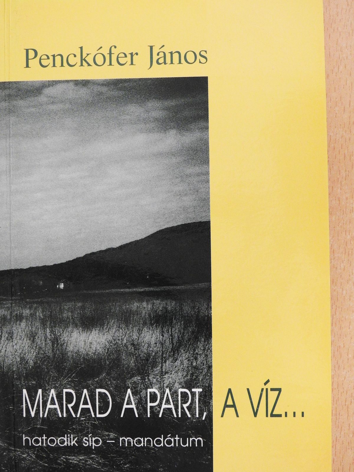 Penckófer János - Marad a part, a víz... (dedikált példány) [antikvár]