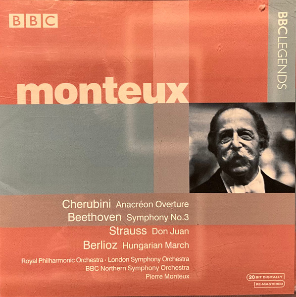 CHERUBINI, BEETHOVEN, STRAUSS - SYMPHONY NO.3 CD MONTEUX