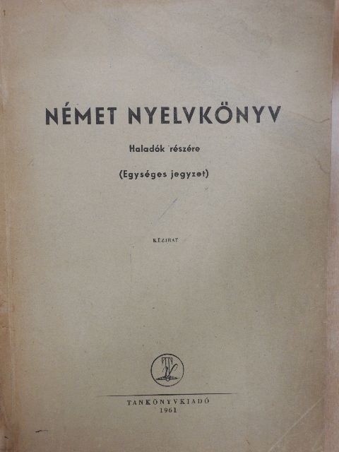Hajdu Gézáné - Német nyelvkönyv [antikvár]