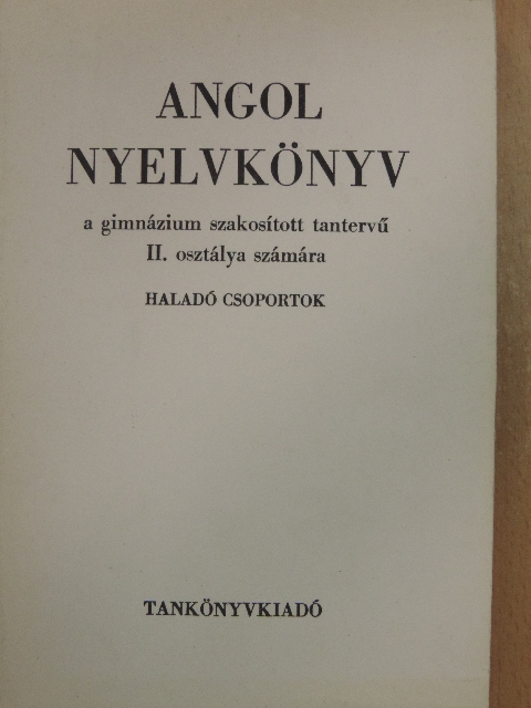 Radványi Tamás - Angol nyelvkönyv II. [antikvár]