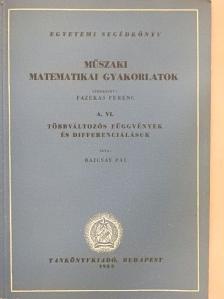 Dr. Bajcsay Pál - Műszaki matematikai gyakorlatok A. VI. [antikvár]