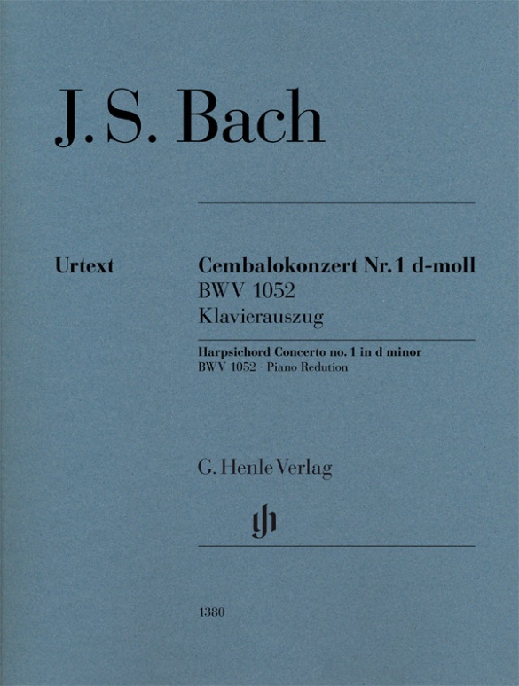 J. S. Bach - CEMBALOKONZERT NR.1 d-MOLL BWV 1052 KLAVIERAUSZUG