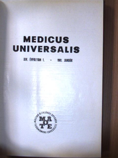 Dr. Ádám Endre - Medicus Universalis 1981/1-6./Supplementum [antikvár]