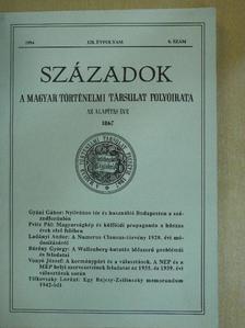 Bárány György - Századok 1994/6. [antikvár]