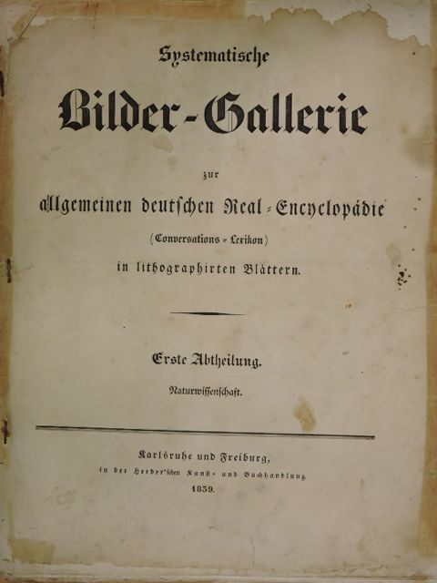 Systematische Bilder-Gallerie zur allgemeinen deutschen Real-Encyclopädie 1-4. (gótbetűs) (nem teljes) (rossz állapotú) [antikvár]