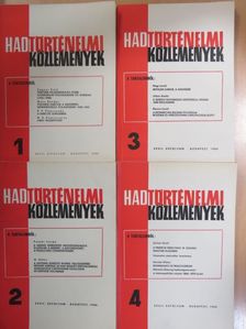 Bencze László - Hadtörténelmi Közlemények 1980/1-4. [antikvár]