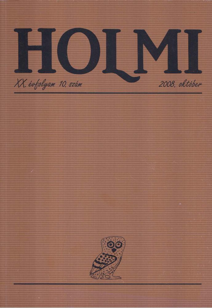 Réz Pál - HOLMI 2008. október [antikvár]