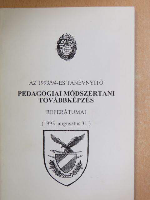 Dr. Farkas Tivadar - Pedagógiai módszertani továbbképzés [antikvár]
