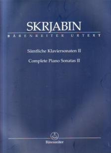 SZKRJABIN (SKRJABIN) - SAEMTLICHE KLAVIERSONATEN II URTEXT (CHRISTOPH FLAMM)