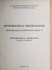 Faragó Tibor - Meteorológiai megfigyelések [antikvár]