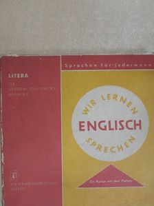 Dr. Bernhard Schindler - Wir lernen englisch sprechen - 3 db lemezzel [antikvár]