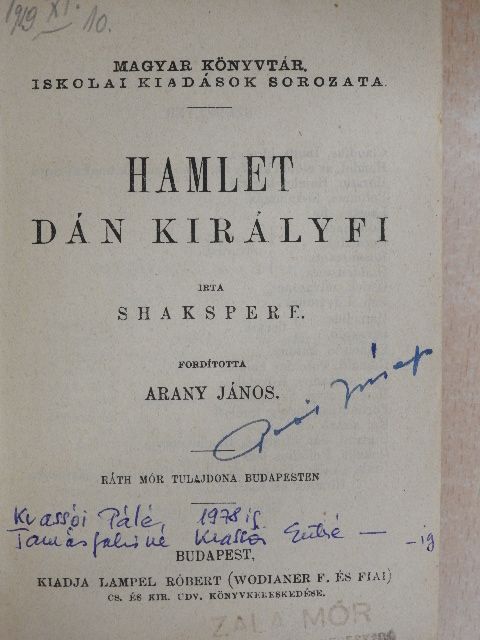 Ibsen Henrik - Hamlet, dán királyfi/Peer Gynt [antikvár]