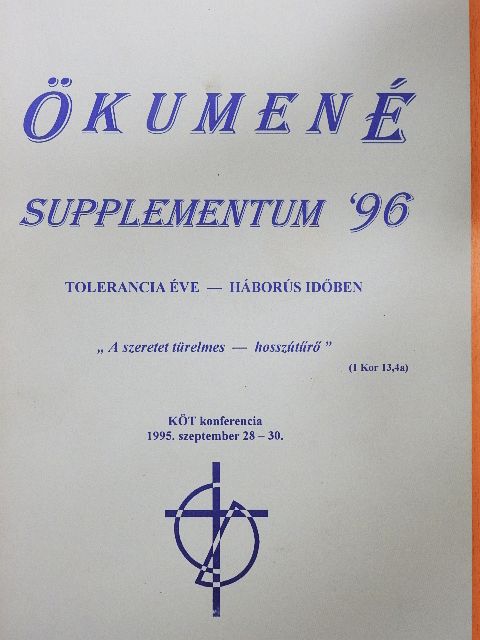 Aszalós János - Ökumené Supplementum '96 [antikvár]