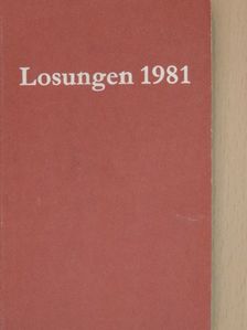 Losungen 1981 [antikvár]