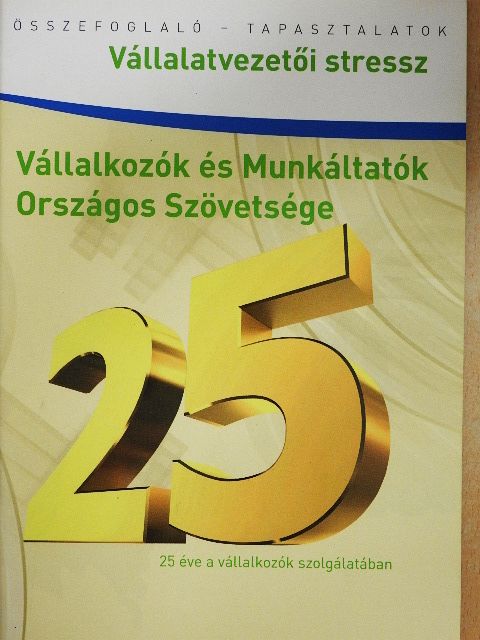 Soós István - Vállalatvezetői stressz [antikvár]
