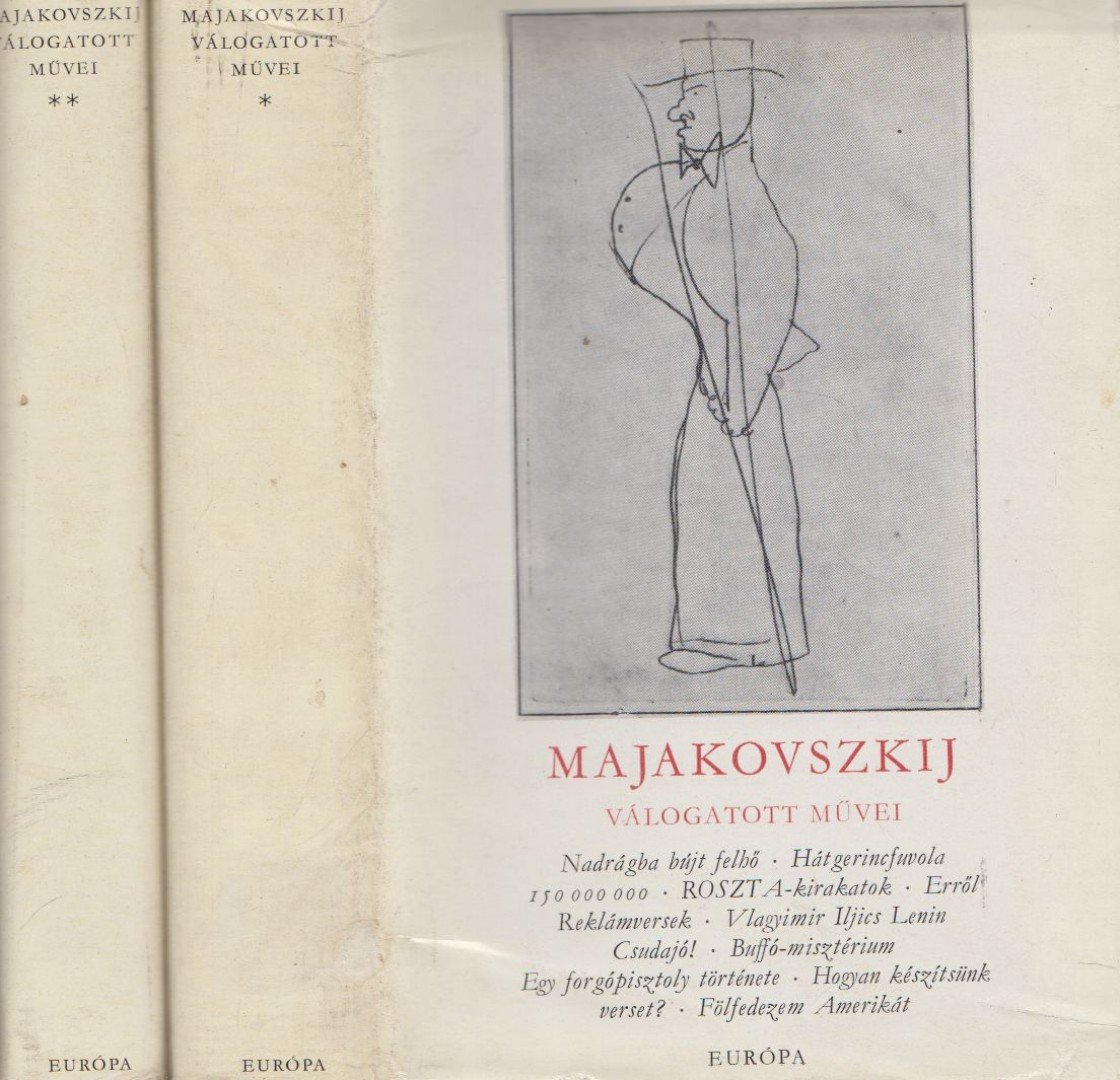 Majakovszkij, Vlagyimir - Majakovszkij válogatott művei I-II. kötet [antikvár]