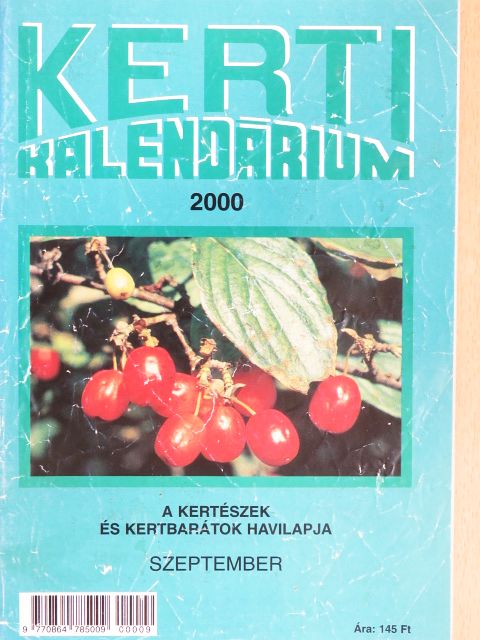 Dr. Koleva Roszica - Kerti Kalendárium 2000. szeptember [antikvár]