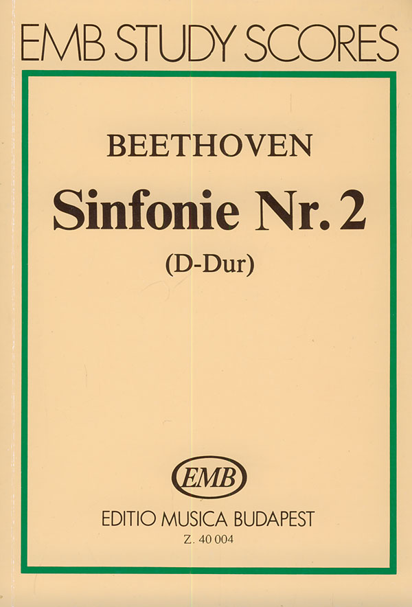 BEETHOVEN - SINFONIE NR.2 (D-DUR), KISPARTITÚRA