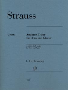 STRAUSS RICHARD - ANDANTE C-DU FÜR HORN UND KLAVIER