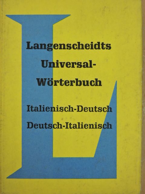 Langenscheidts Universal-Wörterbuch Italienisch [antikvár]