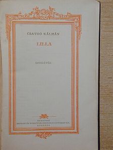 Csathó Kálmán - Lilla/Te csak pipálj, Ladányi [antikvár]
