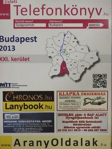Üzleti telefonkönyv - Budapest XXI. kerület 2013 [antikvár]