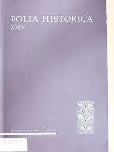 Bognár Katalin - Folia Historica XXIV. [antikvár]