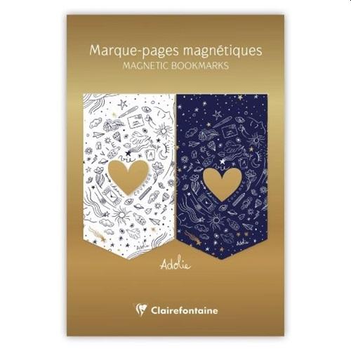 P0130-1339 - Mágneses könyvjelző Clairefontaine Adolie, 10,5x15,5cm