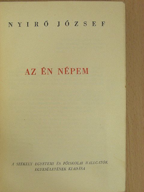 Nyirő József - Az én népem [antikvár]
