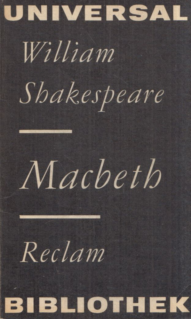 William Shakespeare - Macbeth (német) [antikvár]