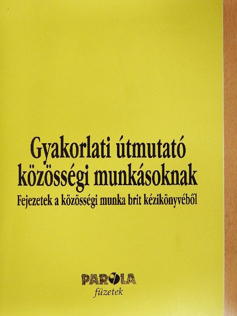 Ann Hindley - Gyakorlati útmutató közösségi munkásoknak [antikvár]
