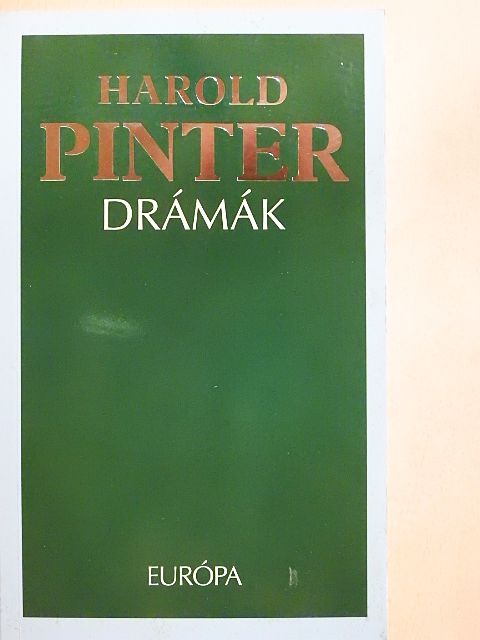Harold Pinter - Drámák [antikvár]