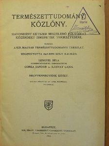 Természettudományi Közlöny 1912. január-december [antikvár]