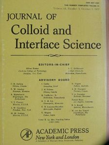 Frank J. Holly - Journal of Colloid and Interface Science, October 1977 [antikvár]