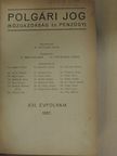 Dr. Besnyő Bernát - Polgári Jog (Közgazdaság és Pénzügy) 1937. (nem teljes évfolyam) [antikvár]