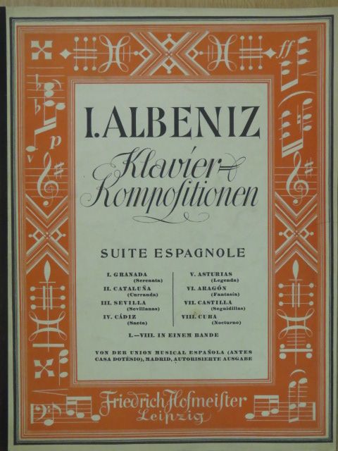 I. Albeniz - Klavier-Kompositionen [antikvár]