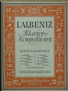 I. Albeniz - Klavier-Kompositionen [antikvár]