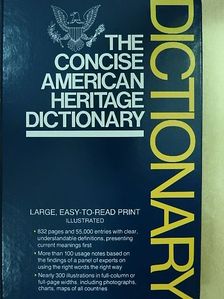 The Concise American Heritage Dictionary [antikvár]