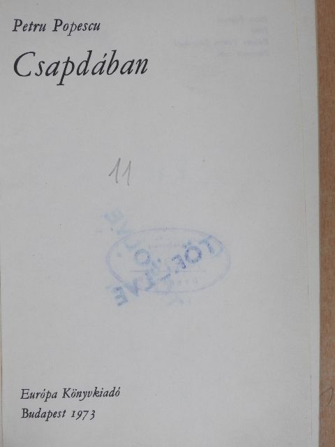 Petru Popescu - Csapdában [antikvár]