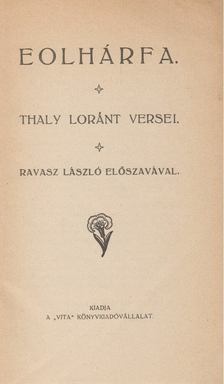 Thaly Loránt - Eolhárfa [antikvár]