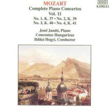 MOZART - COMPLETE PIANO CONCERTOS VOL.11 K.37,39,40,41 CD JANDÓ JENŐ