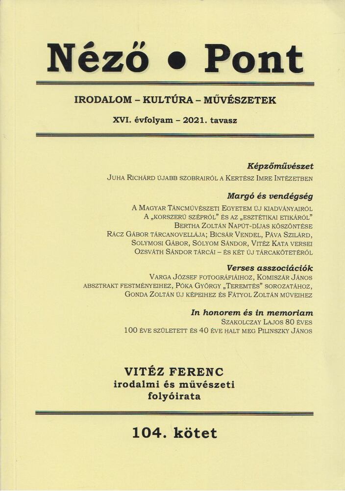 Vitéz Ferenc - Néző-Pont 104. 2021. tavasz [antikvár]